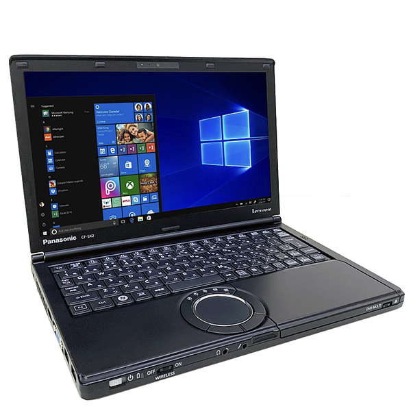 【中古パソコン】Panasonic CF-SX2 レアカラーブラック 中古 ノート Office Win10 [core i5 3320M 2.60GHz 8GB SSD512GB マルチ 無線 カメラ 12.1型  ] :良品sub_image1