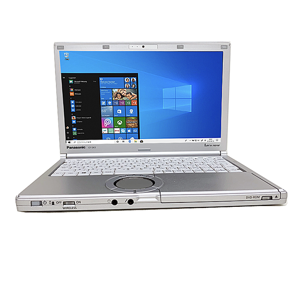 【中古パソコン】Panasonic CF-SX3 中古 ノートパソコン Office Win10 SSD搭載 [core i5 4300U 1.9GHz 8GB 128GB SSD ROM 無線 カメラ 12.1型 ] :アウトレットsub_image2
