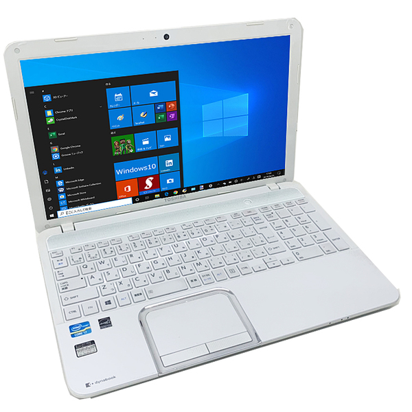 東芝 DynaBook T552/58GW 中古ノート Office Win10 home Blu-ray読書可! [core i7 3630QM 8G SSD512GB BD 無線 テンキー 15.6型 ホワイト] :訳ありsub_image2