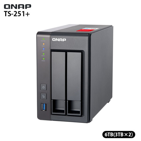 【中古NAS】QNAP TS-251+ Quad-core Intel Celeron J1900 3TB×2sub_image1