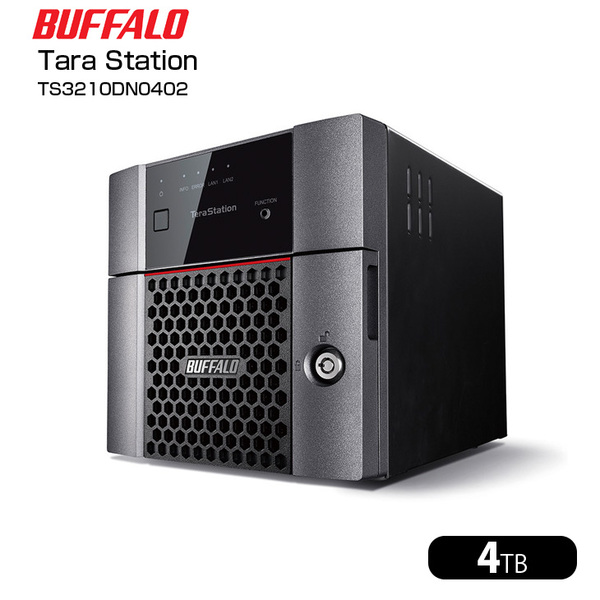 【中古】BUFFALO TeraStation TS3210DN0402 TS3210DN シリーズ 2-Drive NAS with HDD NAS 4TBsub_image1