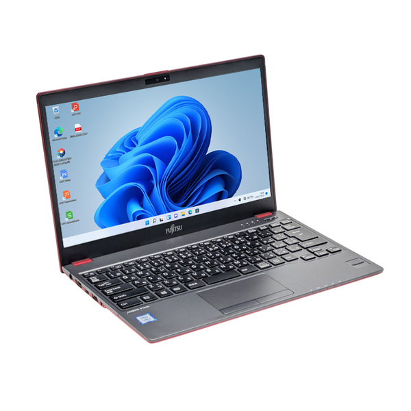 【中古パソコン】富士通 LIFEBOOK U938/S レッド ノート Office Win11 第7世代[Core i5 7300U メモリ8GB SSD256GB 無線 13.3型]:訳あり(カメラ×)sub_image2