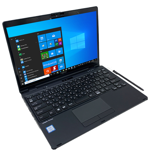 富士通 LIFEBOOK UH95/D2 MS Office2019 Win10 home 第8世代 Windows11対応 タッチパネル [Core i7 8565U 8GB SSD512GB 無線 13.3型 ブラック] :未使用品sub_image2