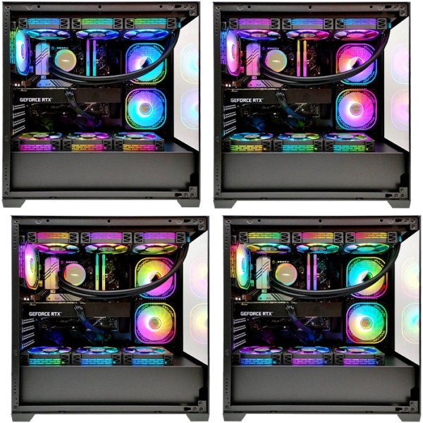 3D CAD推奨モデル 製造・設計向け ゲーミングPC デスクトップ GP-V3 ブラック ピラーレス GeForce RTX5060 Corei7 14700F Win11 SSD1TBsub_image1