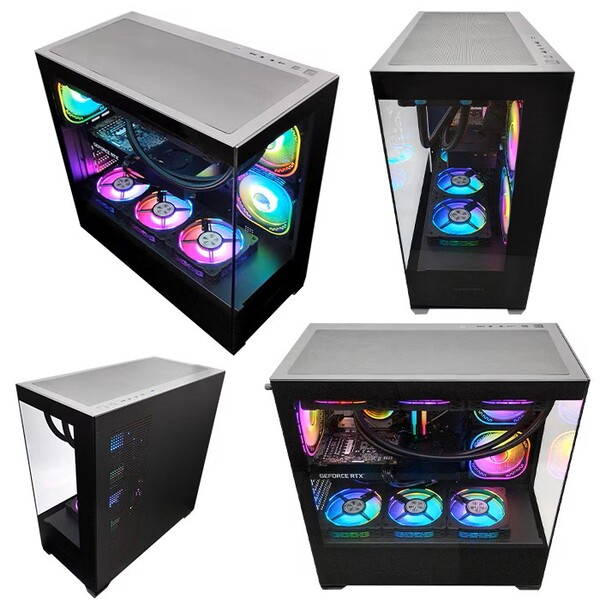 ゲーミングPC 海景房 GP-V3 ブラック Radeon RX7600X 第14世代 Intel Corei5 14400F Win11 SSD500GB メモリ16GB CPU水冷ファン PASOUL 1年保証:新品sub_image4