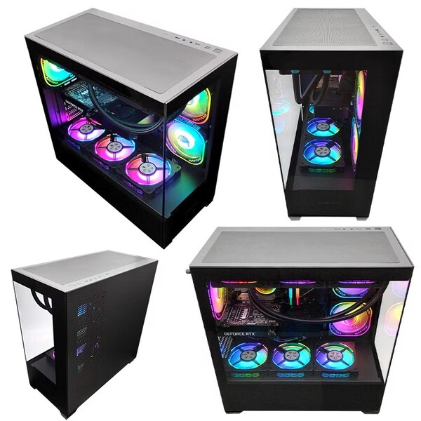 ゲーミングPC デスクトップ GP-V3 ブラック ピラーレス AMD Radeon RX7600XT VRAM8GB AMD Ryzen7 5700X Win11 SSD500GB メモリ16GB 水冷　eスポーツ PASOUL 極sub_image4