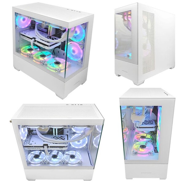 ゲーミングPC デスクトップ GP-V3 ホワイトピラーレス AMD Radeon RX7600XT VRAM8GB AMD Ryzen7 5700X Win11 SSD500GB メモリ16GB CPU水冷ファン  eスポーツ PASOUL 極sub_image4