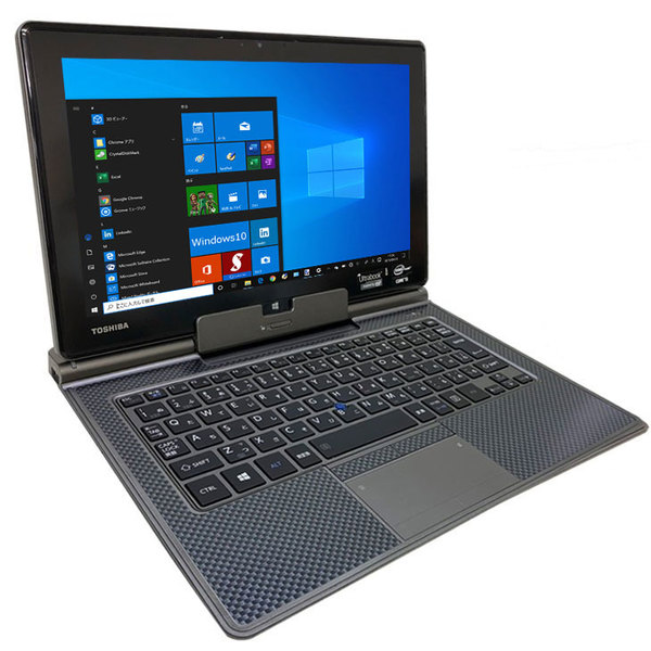 【中古パソコン】東芝 dynabook  V714 中古 2in1 タブレットノート Office Win10 タッチパネル 第三世代 カメラ [core i5 4210Y 1.5GHz 4GB SSD128GB 11.6型ドックキー] :訳ありsub_image1