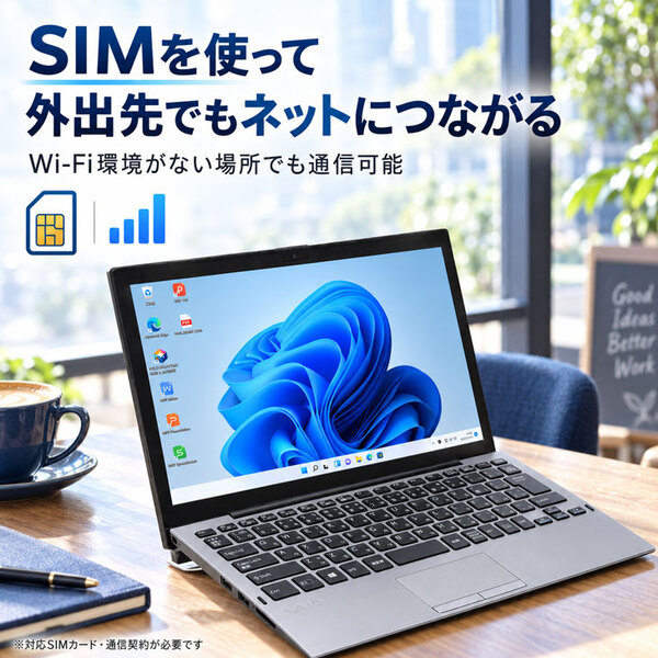 【1台5役の便利なPC】SONY VAIO Pro PA VJPA11C12N 中古 タブレット Office Win11 2in1 第8世代[Core i5 3800Y 8GB SSD256GB LTE 12.5型]:良品sub_image3
