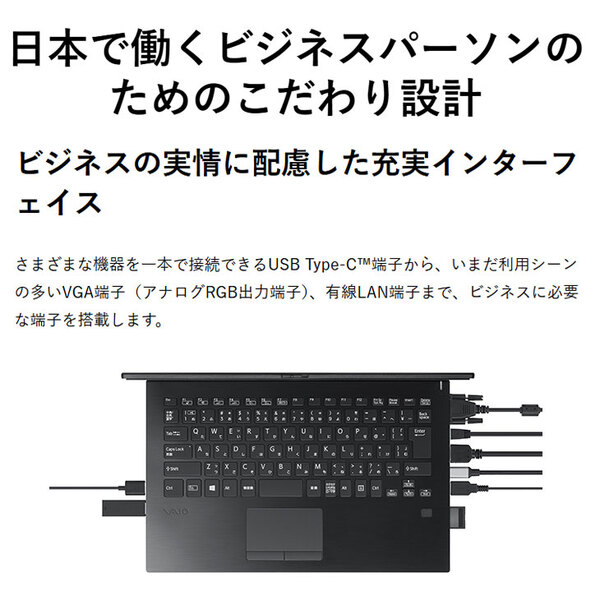 【中古パソコン】【SIMフリー】SONY VAIO Pro PG VJPG13C12N 中古 ノートOffice Win11 第10世代 [Core i5 1035G1 8GB SSD256GB 無線 WWAN カメラ BT 13.3] :良品sub_image5