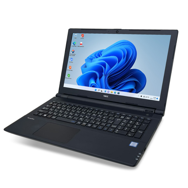 【中古パソコン】NEC VJT25/F-3 中古ノート Win11 Office 第7世代 カメラ テンキー [Corei5 6300U 2.5GHz メモリ8G SSD512GB マルチ 無線 15.6型 ] :良品sub_image1