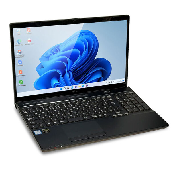 富士通 FMV LIFEBOOK WA3/C2 8MVWC2A37B 中古 ノート Office Win11 第8世代 [Core i7 8550U SSD256GB+HDD1TB 8GB Blu-ray テンキー 15.6型 ブラック] :良品sub_image6
