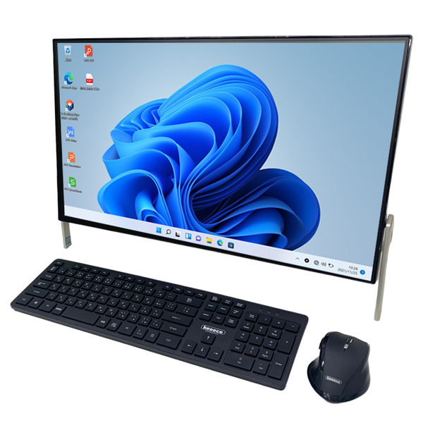 富士通 ESPRIMO WF1/B1 中古 一体型 地デジ Office Win11home キーマウス[Core i7 7700HQ 16GB SSD256GB HDD3TB Blu-ray 無線　BT カメラ 23.8型 純箱 黒]:良品sub_image3