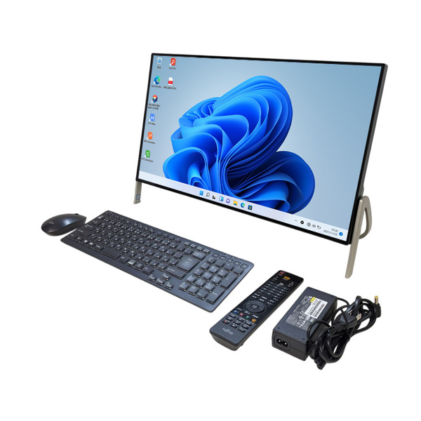 富士通 ESPRIMO WF1/D3 中古 一体型 地デジ Office Win11home 純正キーマウス・リモコン[Core i7 9750H メモリ16GB SSD512GB HDD1TB Blu-ray カメラ 23.8]:良品sub_image3