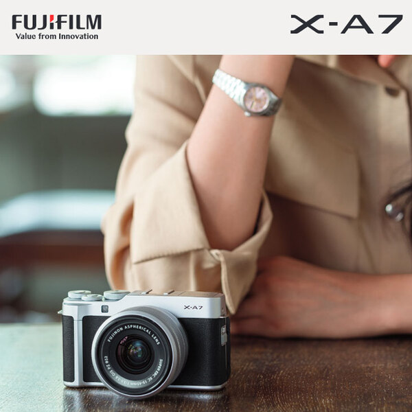FUJIFILM X-A7 ミラーレスデジタルカメラ レンズキット メーカーリファビッシュ 2424万画素 3.5型液晶タッチパネル 4K対応 APS-C　BT キャメル :美品sub_image2