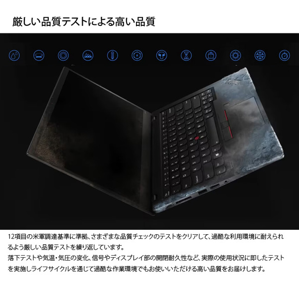 【SIMフリーモデル】Lenovo X1 Carbon gen8 20UA-S0LK00 中古 ノート Office  Win11 第10世代 [Core i5 10210U メモリ8GB SSD512GB カメラ 14型]:良品sub_image6