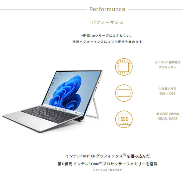 HP Elite x2 G8 中古 ノートパソコン Win11 Office付き 13インチ 2in1 タブレット キーボード [Core i5 1135G7 メモリ8GB SSD256GB 無線 カメラ 13型]:良品sub_image4