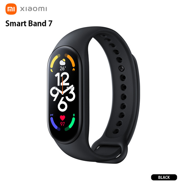 【中古良品】【ゆうパケット送料無料】Xiomi シャオミ スマートバンド Xiaomi SmartBand 7 1.62インチ カスタムウォッチフェイス 血中 酸素 心拍数 睡眠 モニタリング エクササイズ ヘルス 防水 ブラックsub_image1