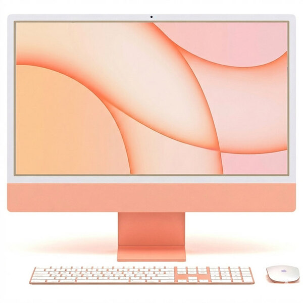 【中古パソコン】Apple iMac 24inch Z133 A2438 4.5K 2021 一体型 Touch ID [Apple M1 8コア 16GB SSD2TB 無線 BT カメラ 24インチ Orange 純箱]:美品sub_image6