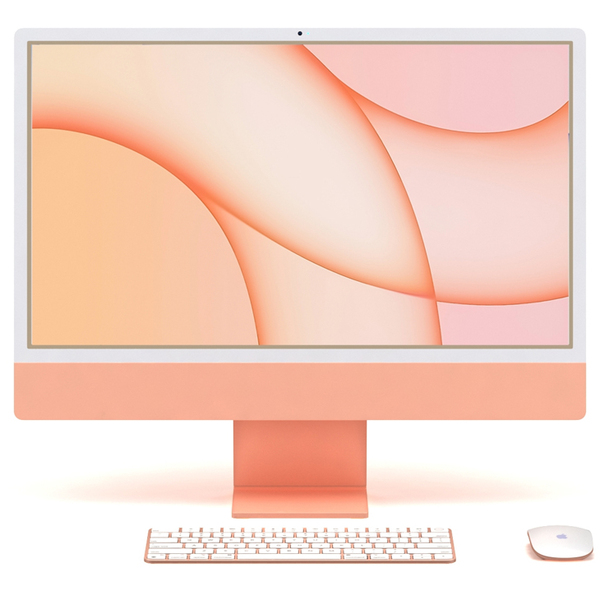 Apple iMac 24inch Z133 A2438 4.5K 2021 一体型 Touch ID [Apple M1 8コア 16GB SSD1TB 無線 BT カメラ 24インチ Orange 純箱]:美品sub_image6