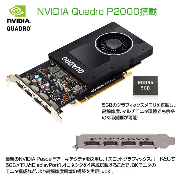 【3D CADや映像コンテンツも楽々】HP Z4G4 クリエイター向け ワークステーション Workstation NVIDIA Quadro P2000 5G 搭載 Win11 Office [Xeon(W-2123)4C-3.6GHz 16GB SSD512GB ROM]:アウトレットsub_image2