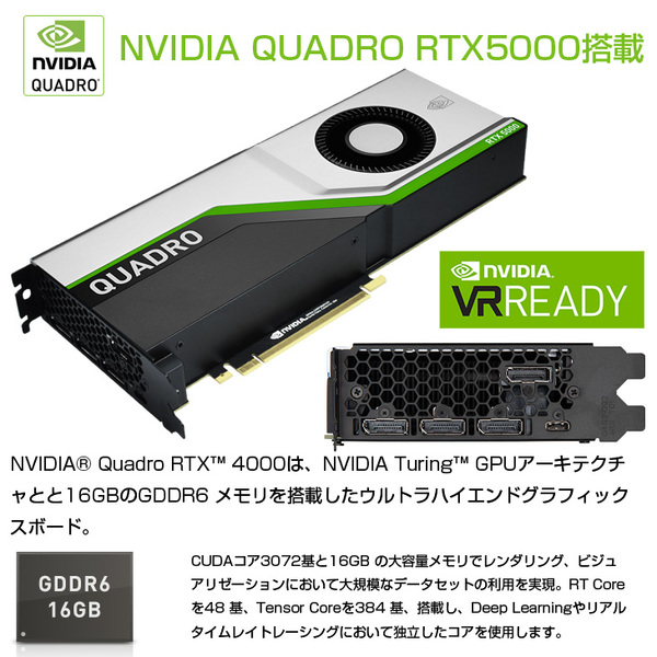 HP Z4G4 Workstation Tower NVIDIA Quadro RTX5000 搭載 Win11 Office [X(W-2125)4C-4GHZ メモリ64GB SSD1TB HDD2TB マルチ]:良品sub_image2
